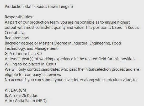 Bursa Loker Djarum Kudus Maret Portal Lowongan Kerja Bursa Loker Djarum Kudus Maret Portal Lowongan Kerja